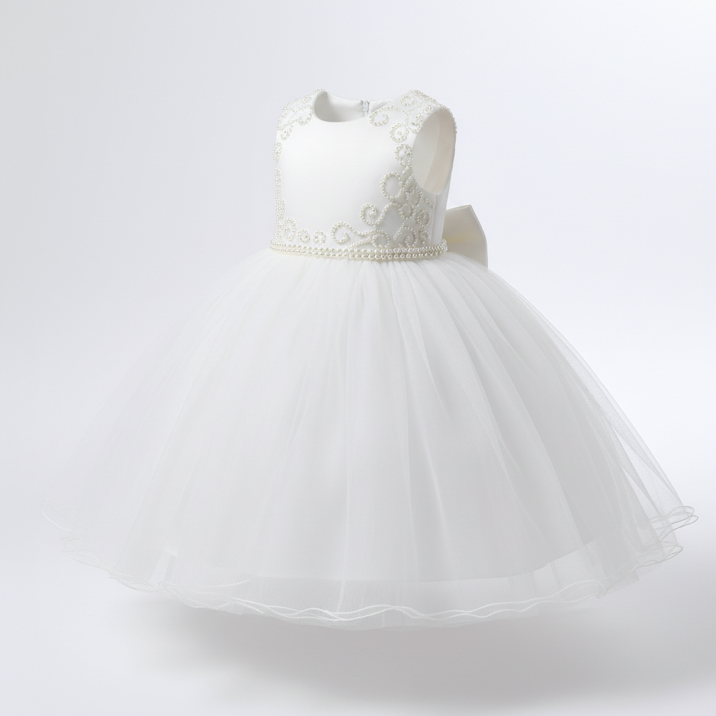 Robe princesse bébé blanche MODA DORA